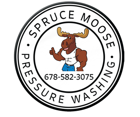 Spruce moose pressure logo stroked